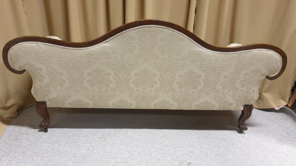 Outstanding Victorian Cameo Backed Mahogany Sofa View II