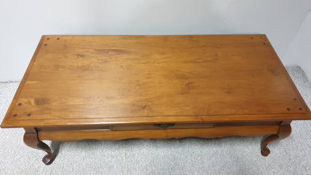 French Cherry Wood Coffee Table View III