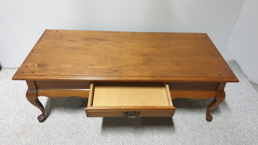 French Cherry Wood Coffee Table View VI