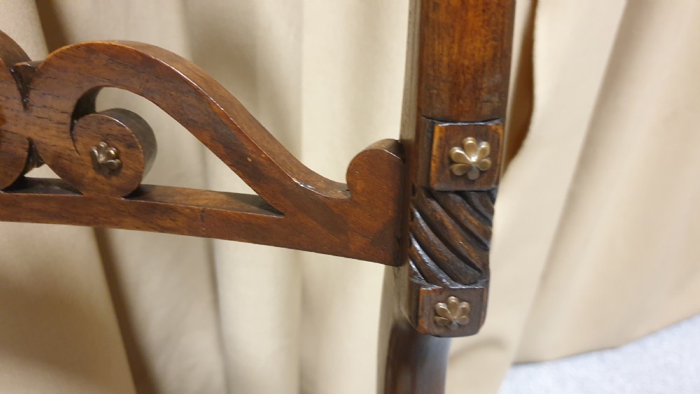 Outstanding Set Eight Mahogany Dining Chairs View XIII