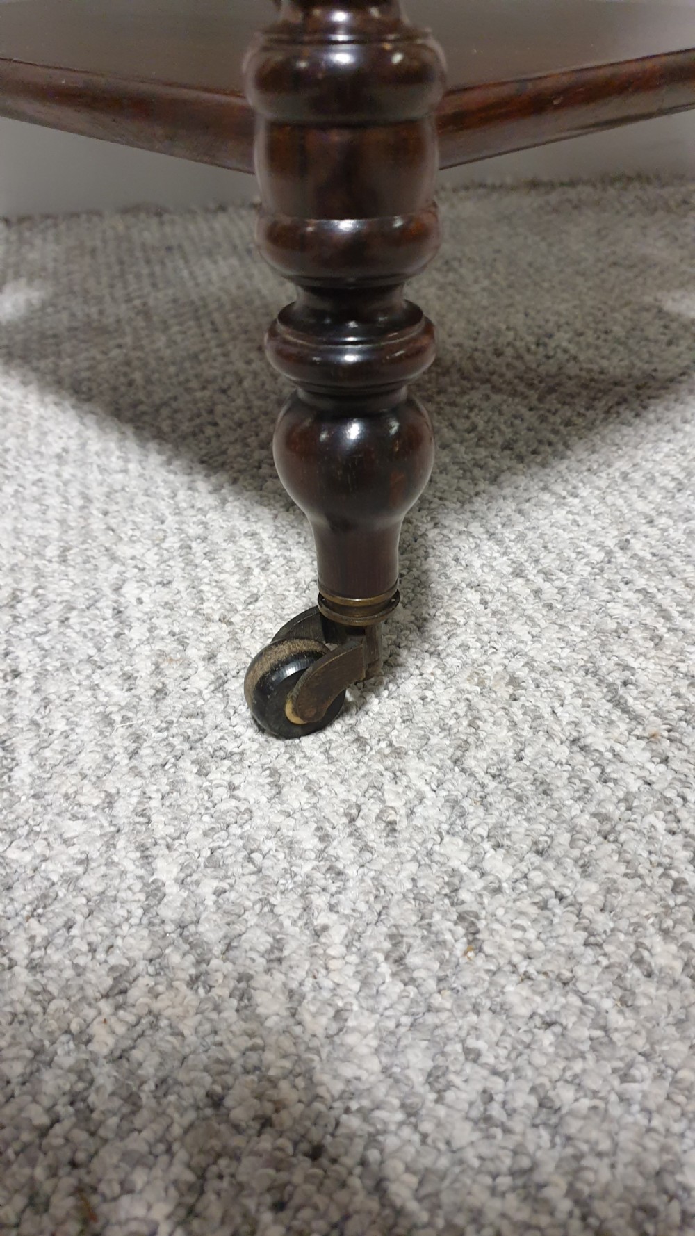 French Rosewood Bedside Lamp Table View XI
