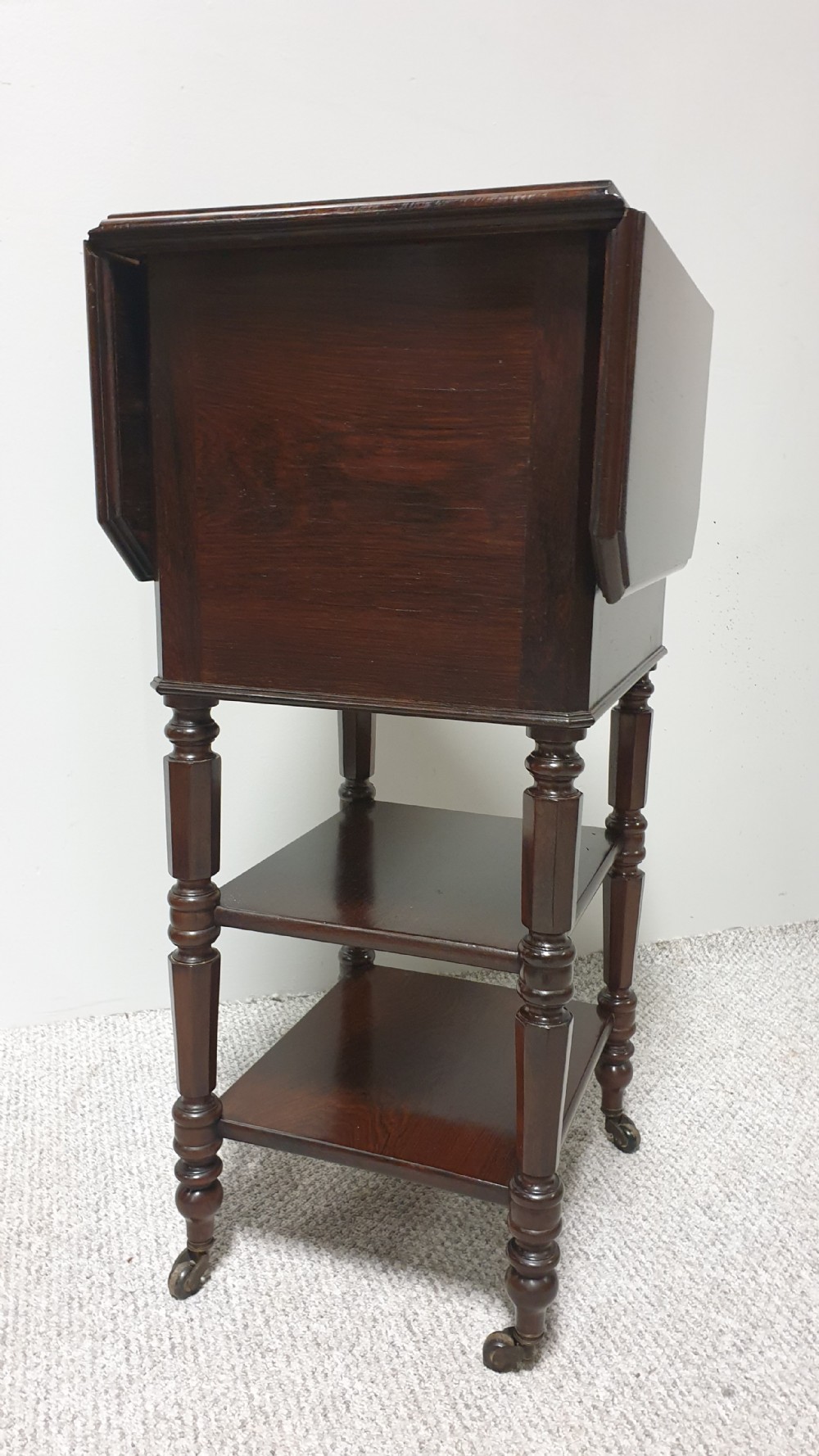 French Rosewood Bedside Lamp Table View XIII