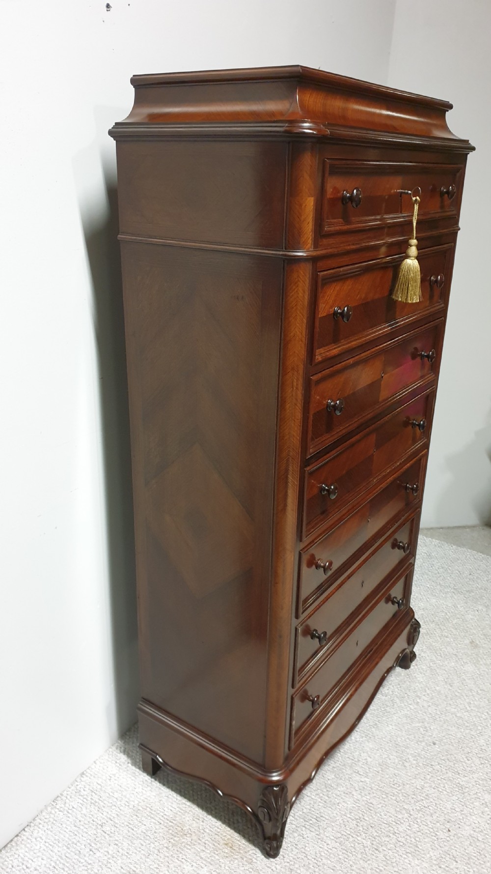 Superb French Rosewood Semanier Chest of Drawers View III