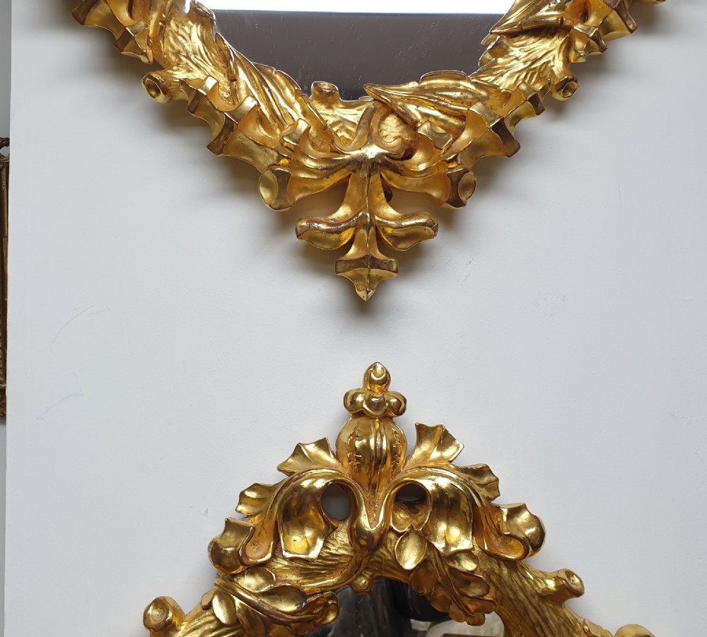 Pair Gilt Wall Mirrors View VIII