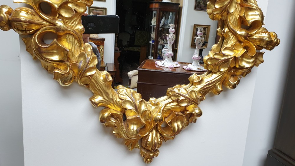 Pair Gilt Wall Mirrors View X