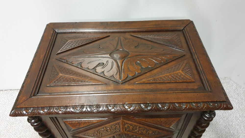 Small French Oak Coffer View V