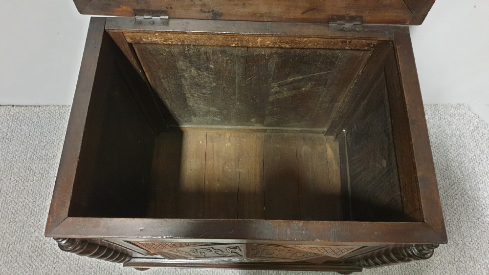 Small French Oak Coffer View VIII