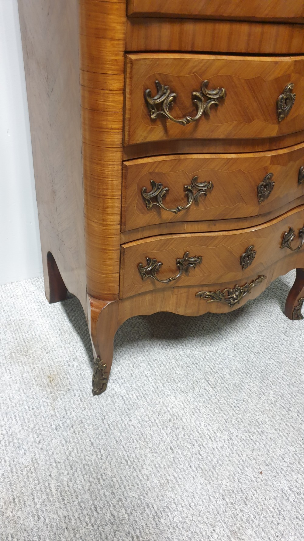 French Marquetry Escritoire Bureau View VI