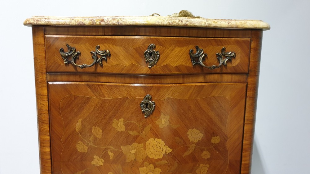French Marquetry Escritoire Bureau View XV