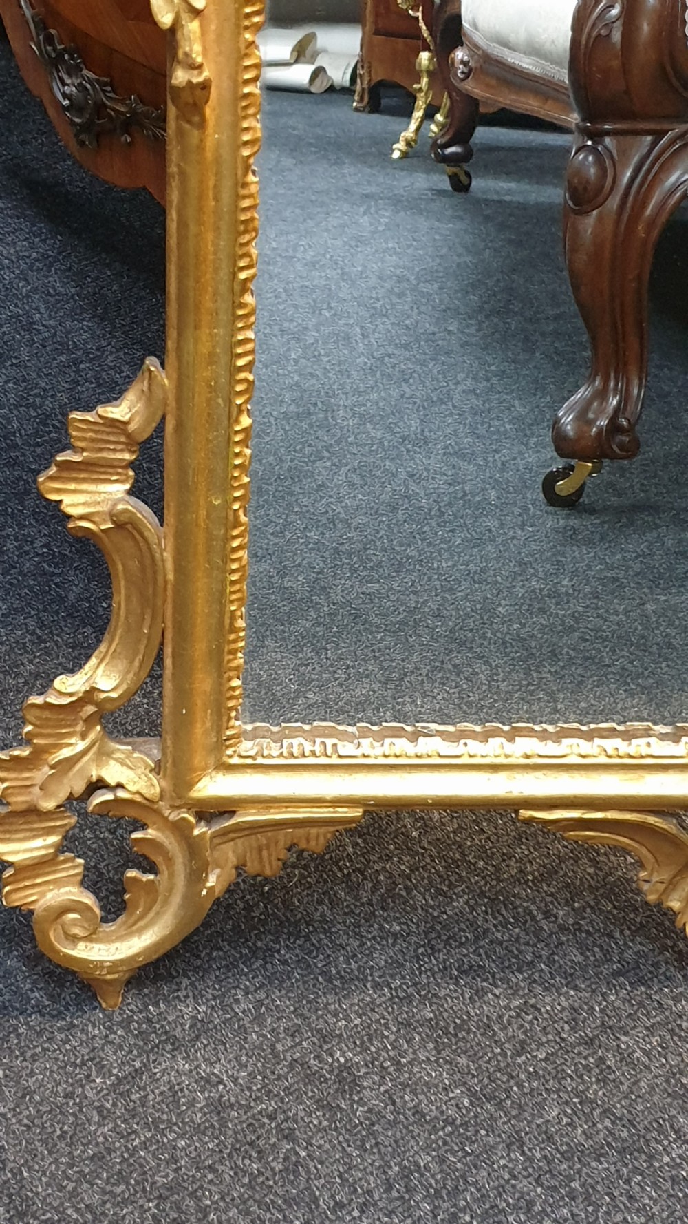 Large French Gilt Mirror View V