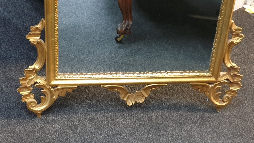 Large French Gilt Mirror View VI