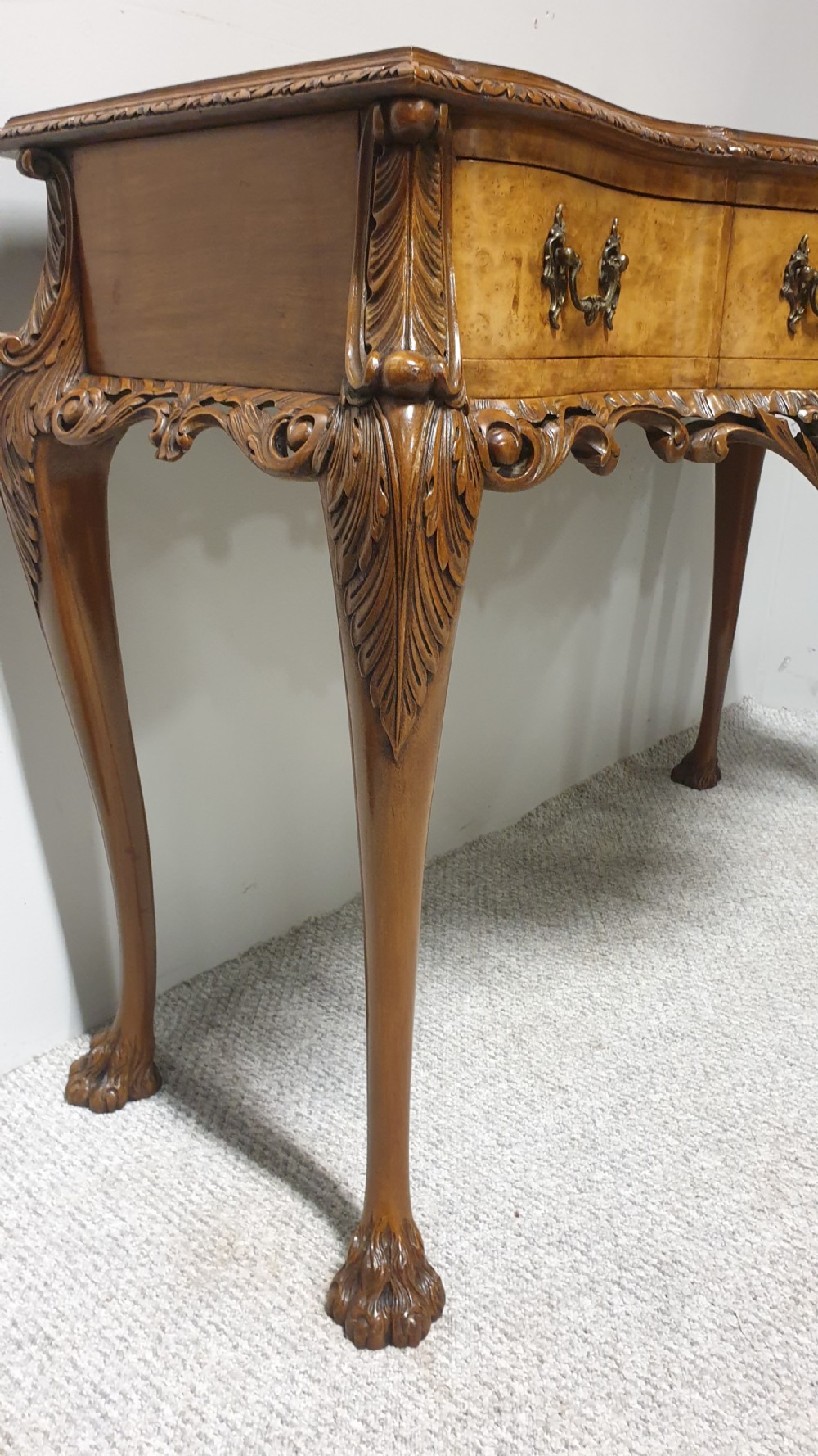 High Quality Burr Walnut Sideboard  View XV