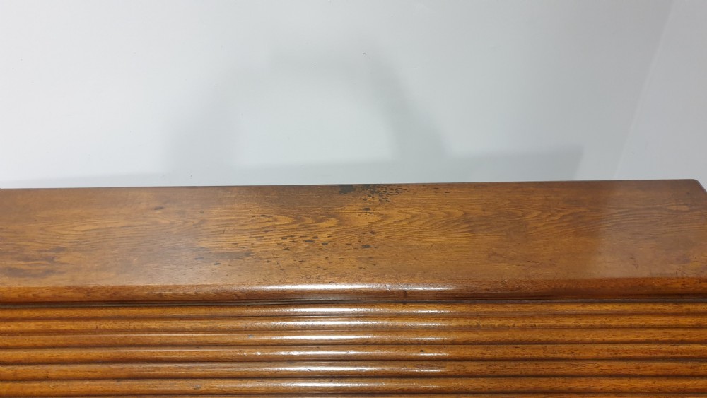Good English Oak Roll Top Desk View IV