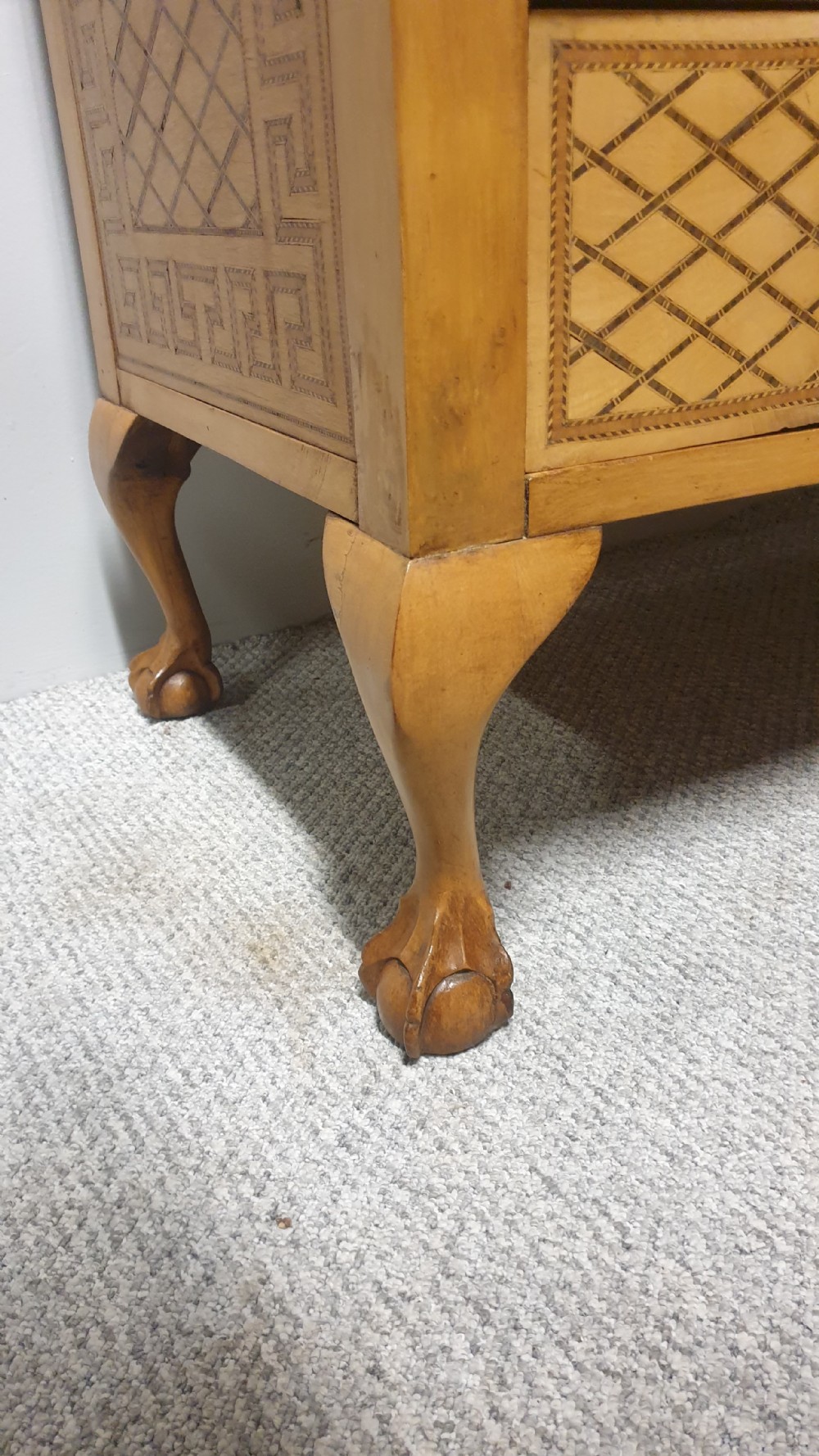 Swedish Inlaid Commode Chest of Drawers View VII