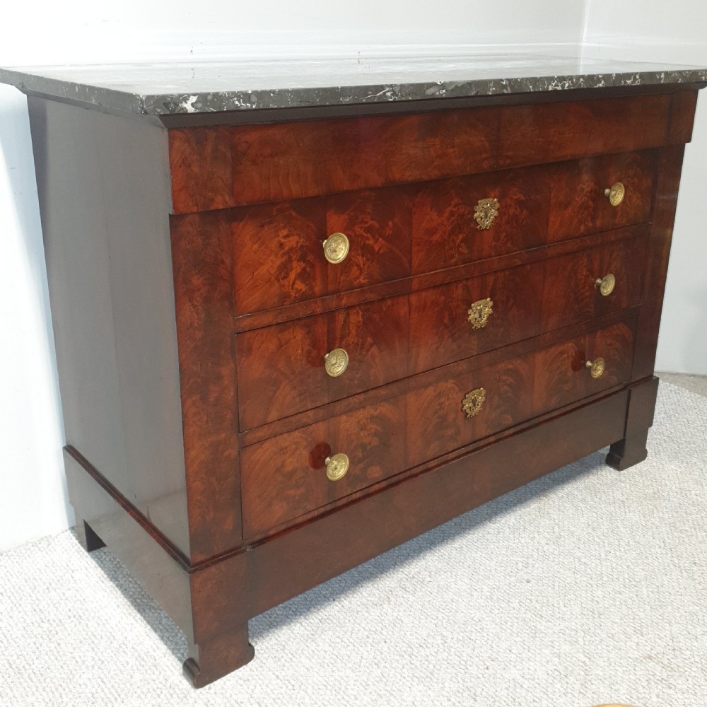French Empire Commode Chest of Drawers View V