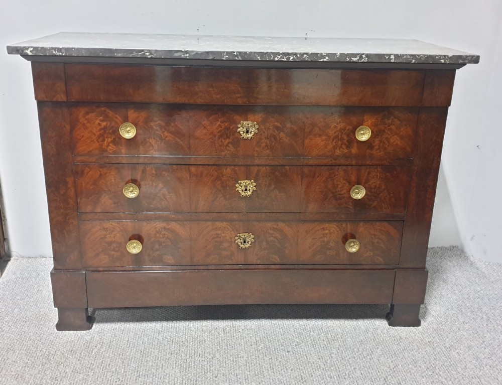 French Empire Commode Chest of Drawers View X