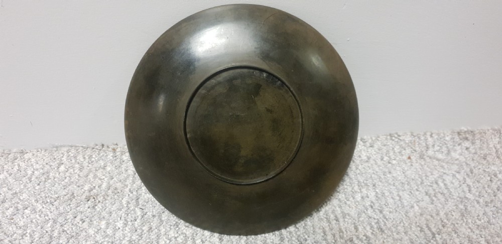 Mixed Metal Plate Inlaid with Silver View IV