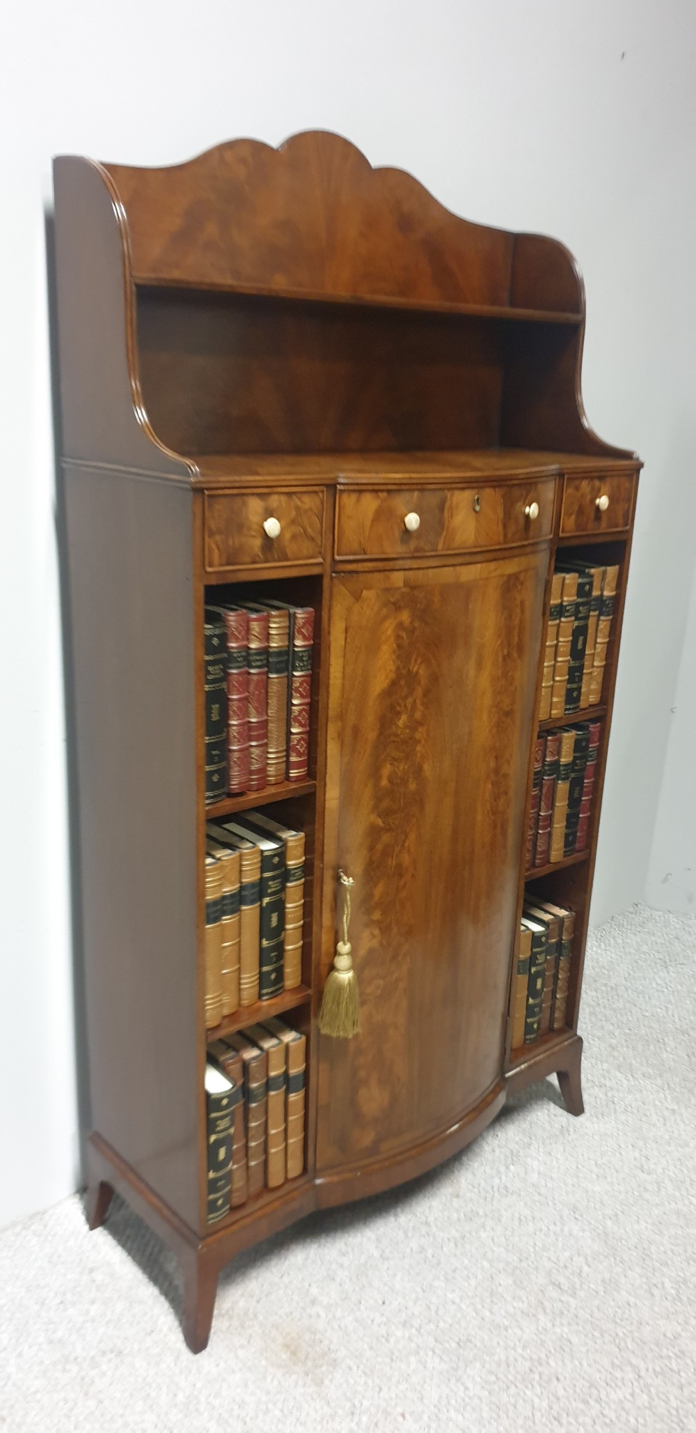 Superb Mahogany Bookcase Cabinet View II