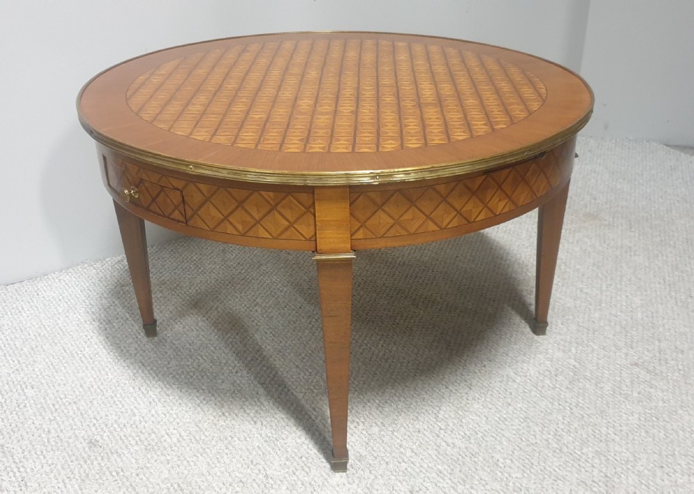 Superb French Marquetry Coffee Table