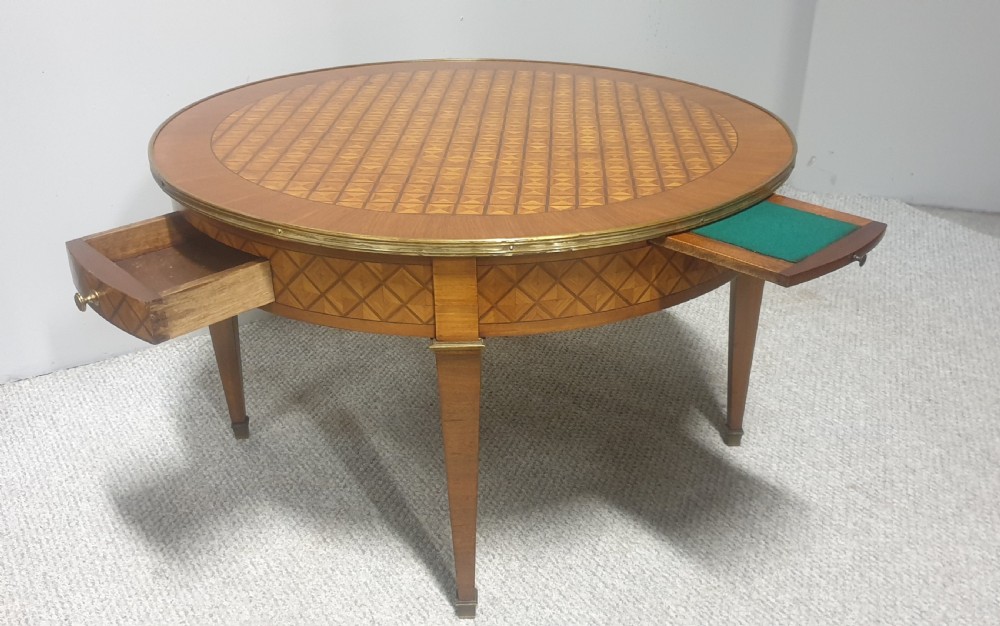 Superb French Marquetry Coffee Table View III