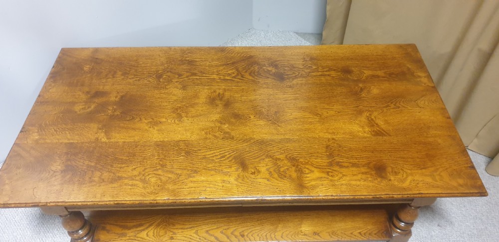 Superb Oak Plank Coffee Table View II