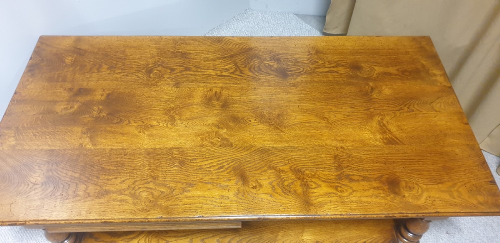 Superb Oak Plank Coffee Table View VI
