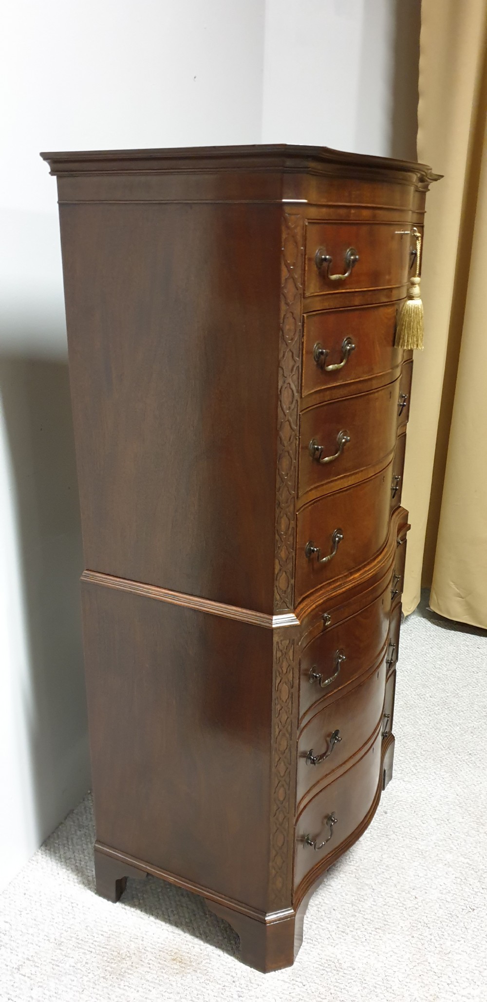 Mahogany Chest on Chest of Small Proportions View VIII
