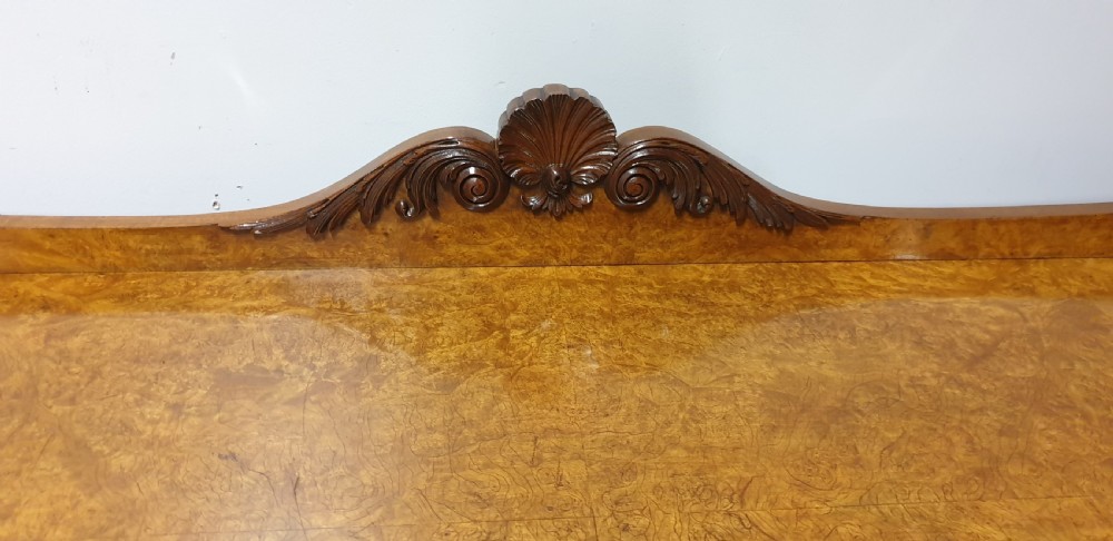 Outstanding Serpentine Burr Walnut Sideboard View XII