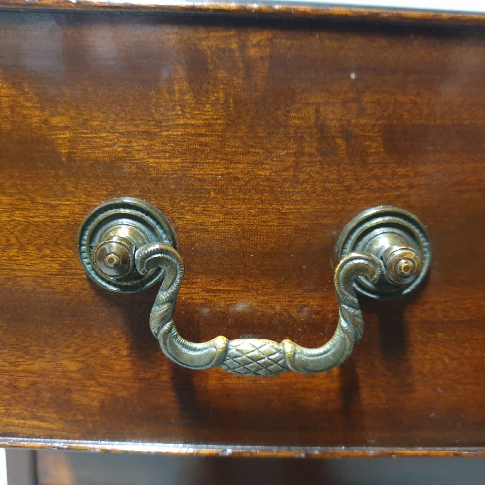 Small Edwardian Mahogany Chest of Drawers View IX