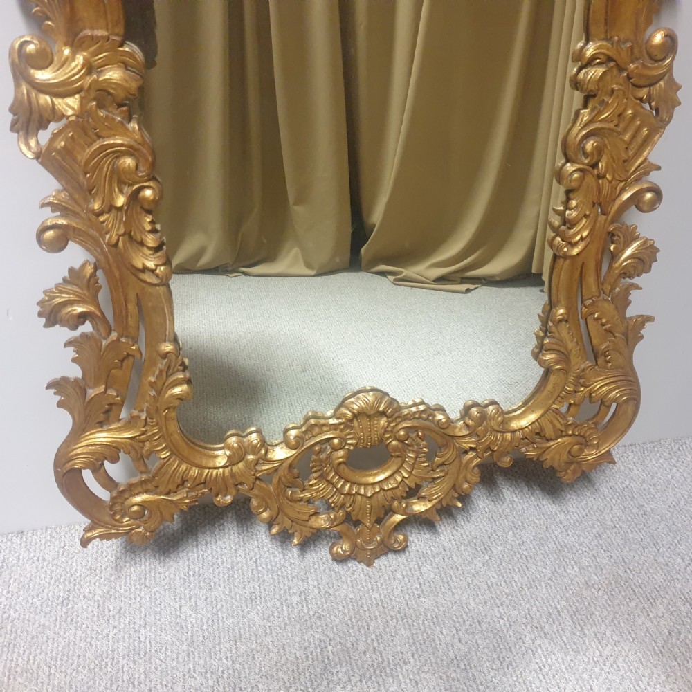 Large Carved Gilt Framed Wall Mirror View III
