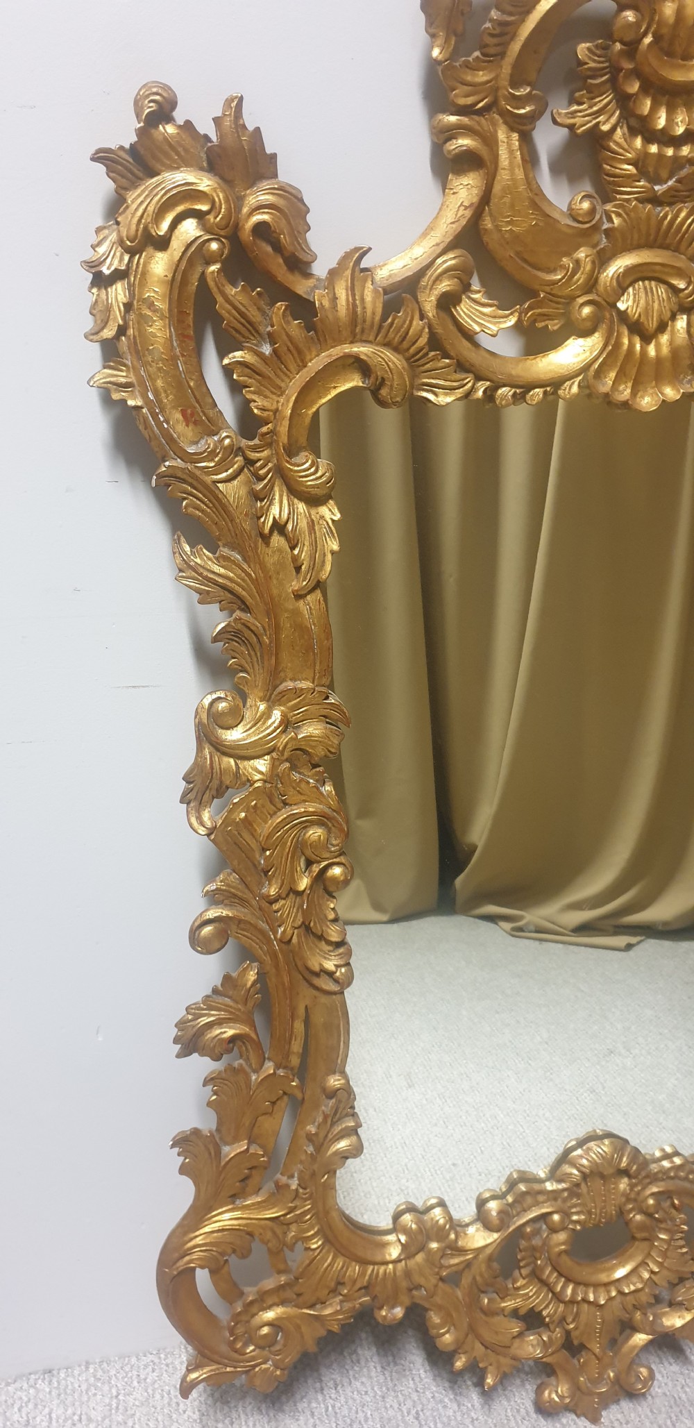 Large Carved Gilt Framed Wall Mirror View VIII