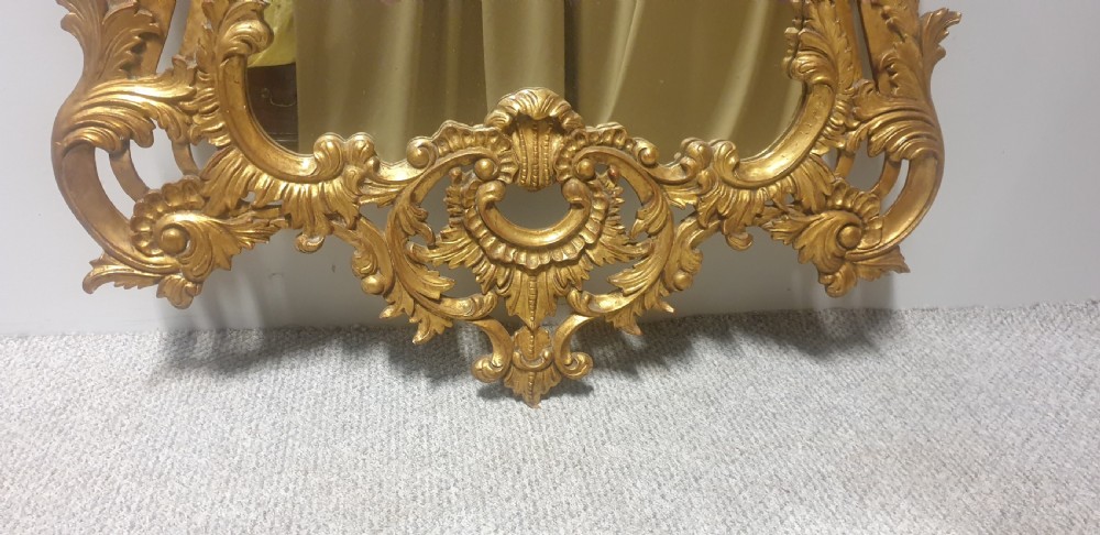 Large Carved Gilt Framed Wall Mirror View X