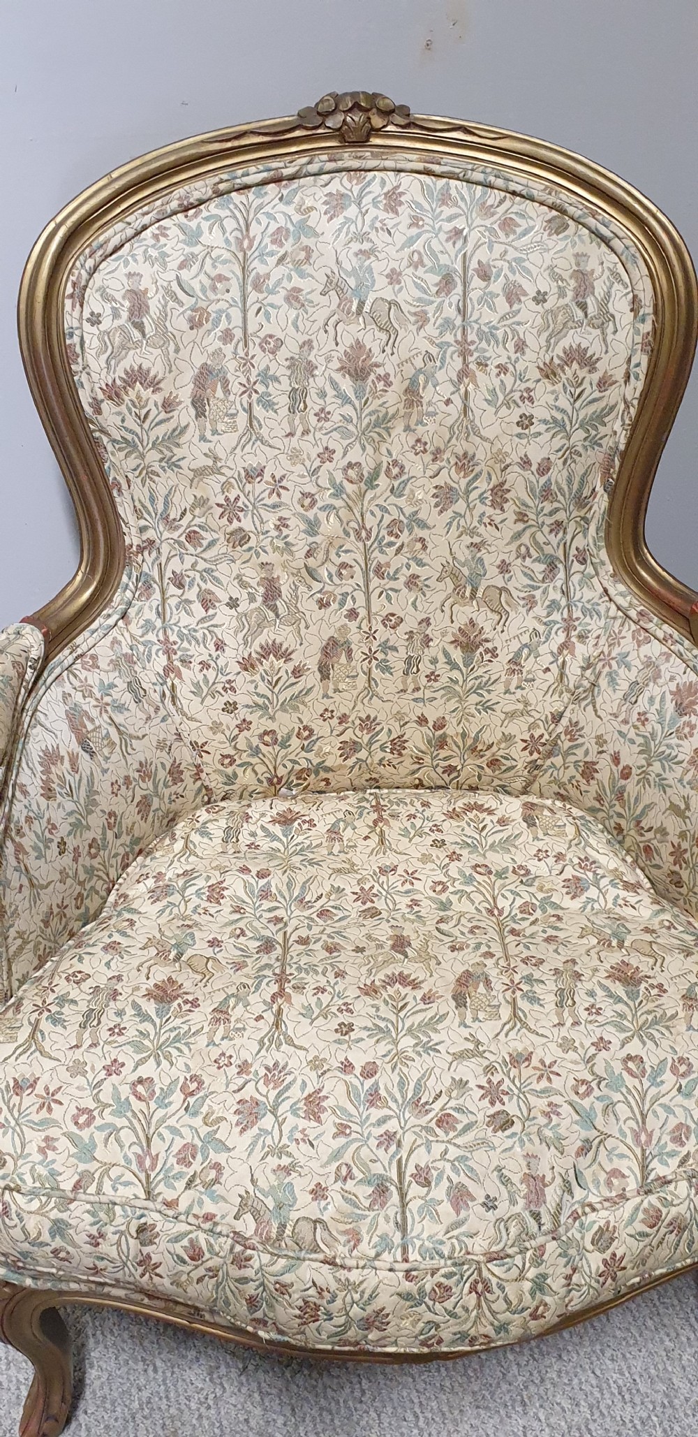 Pair French Tub Chairs View II