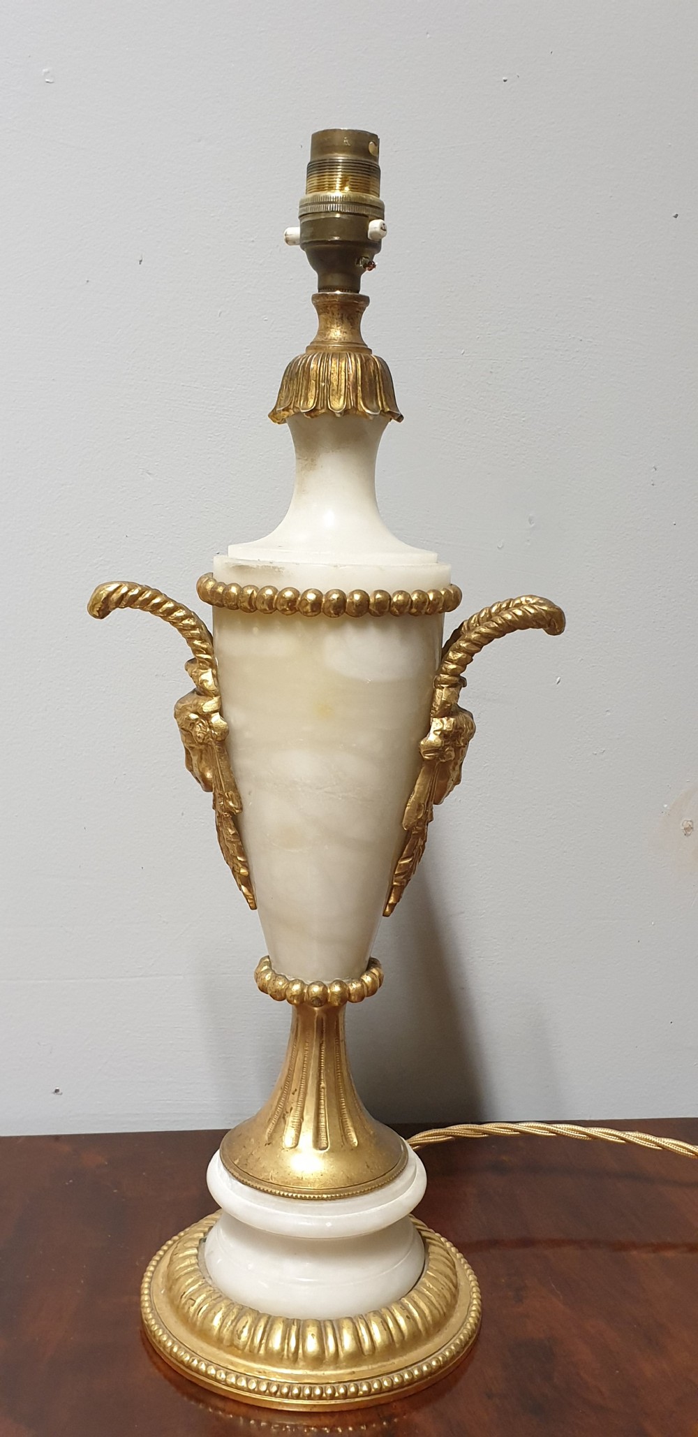 Marble and Ormolu Table Lamp