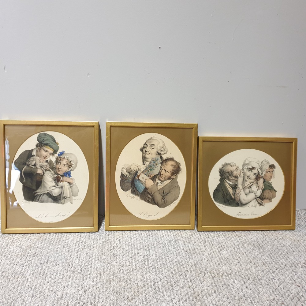 Three Regency Prints View II