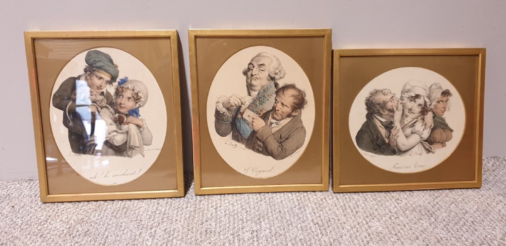 Three Regency Prints View III