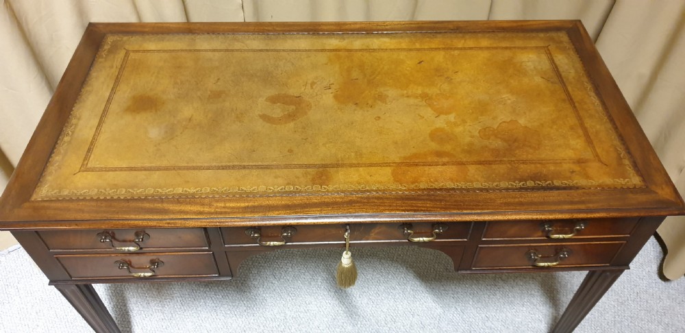 Superb Mahogany Freestanding Desk View IV
