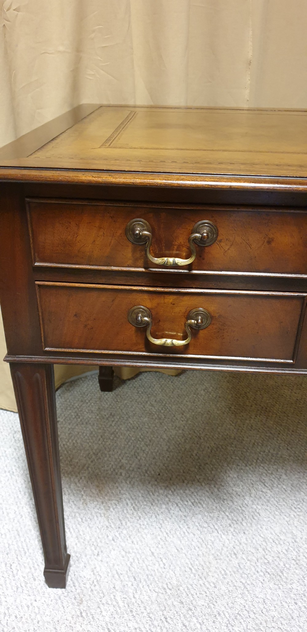 Superb Mahogany Freestanding Desk View V