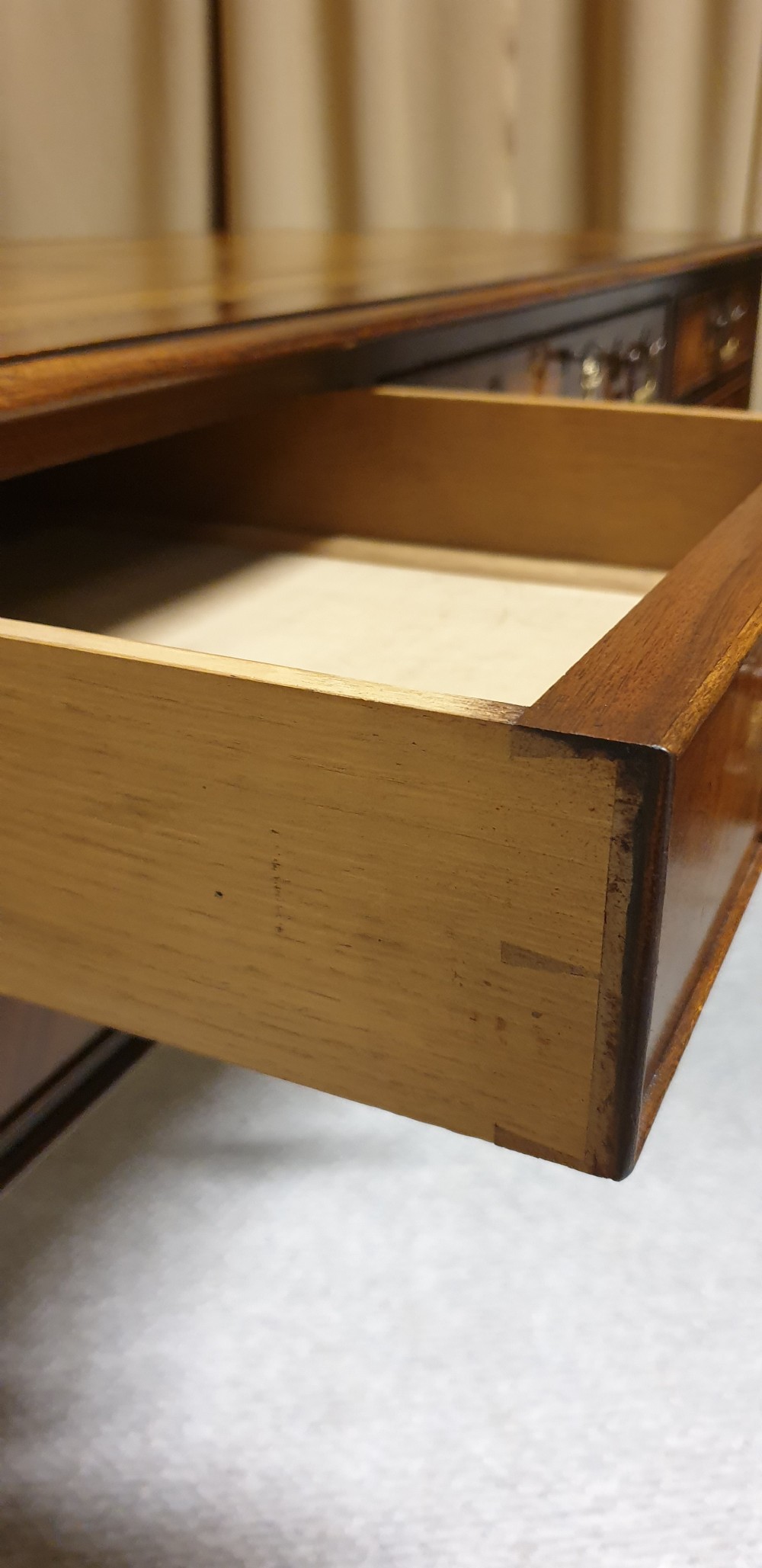 Superb Mahogany Freestanding Desk View VI