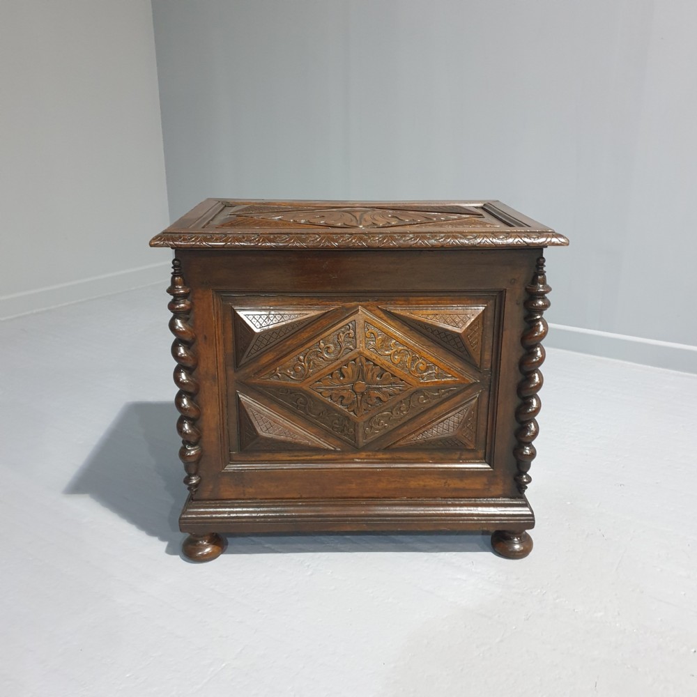 Small French Oak Coffer