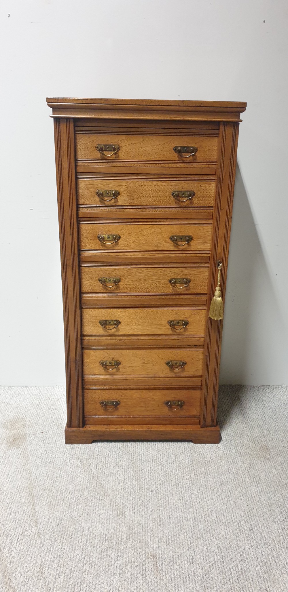 Victorian Wellington Chest of Drawers View IV