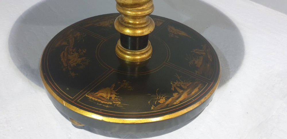 Superb Chinoiserie Laquered And Gilt Centre Table View VI