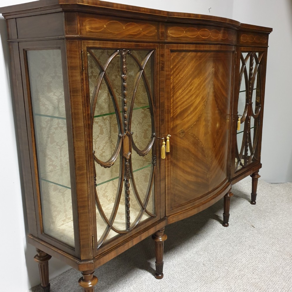Excellent Quality Mahogany Inlaid Side Cabinet View XII