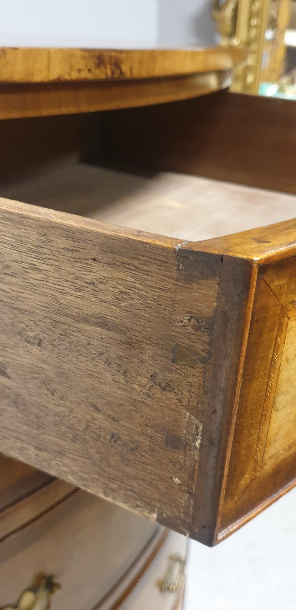 Tall Bow Front Chest of Drawers View VII