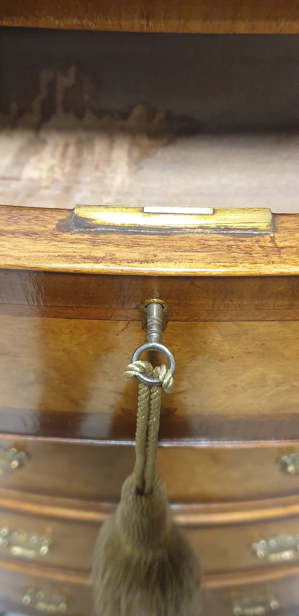 Tall Bow Front Chest of Drawers View VIII