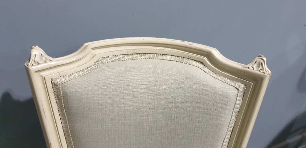 Set Six French Painted Dining Chairs View IV