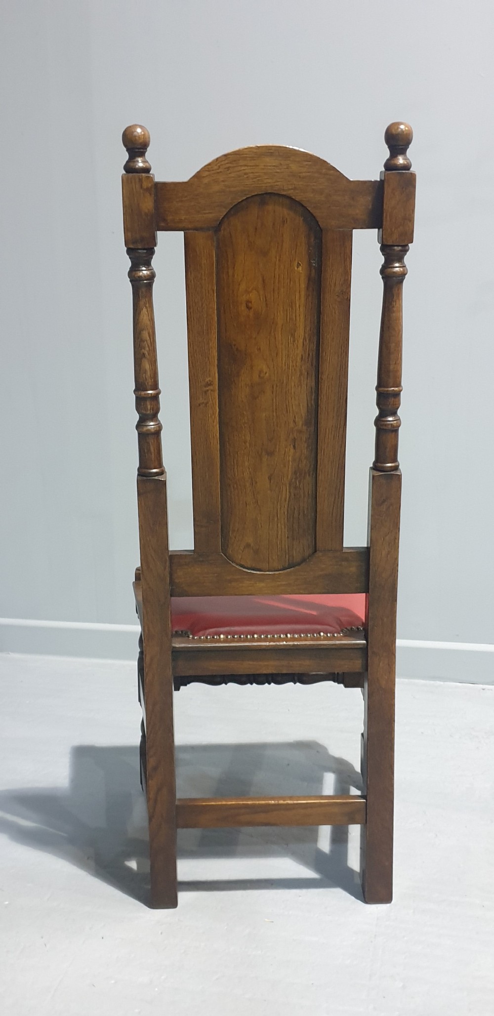 Excellent Set Eight Oak Dining Chairs View V