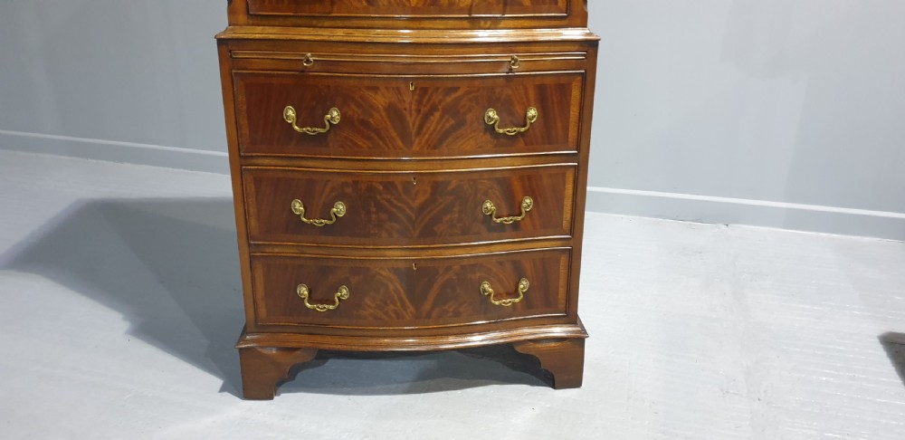 Mahogany Chest on Chest of Seven Drawers View V
