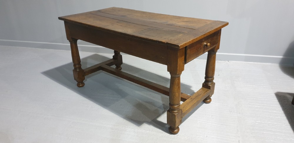 French Country Kitchen Refrectory Dining Table View IX
