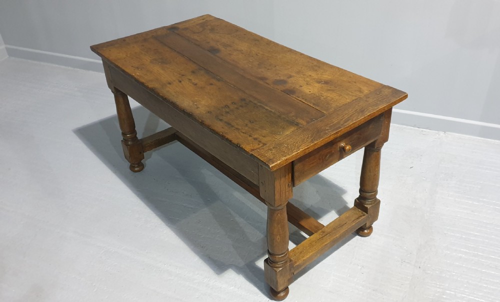 French Country Kitchen Refrectory Dining Table View XI